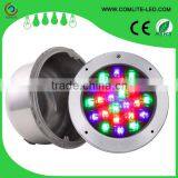 24W Stainless Steel IP68 High Power LED Underwater Light