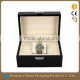 Custom Cheap Single Glossy Black Luxury Fashionable Gift Box For Watch