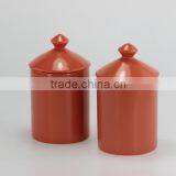 Natural Soy Scented Candle in Ceramic Jar With Matte Color thumbnail-3