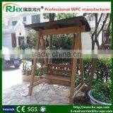 Wood Plastic Compoiste Hanging Chair/indoor Swing Chair With Stand