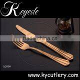Sterling Silver Cutlery,rose Gold Cutlery,stainless Steel Luxury Gold Cutlery Set thumbnail-5