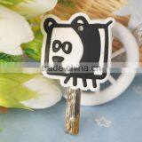 2D/3D Soft Pvc Rubber Keyholder/pvc Key Keychain/ 3D Keyring thumbnail-1