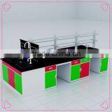 Steel Structure Laboratory Central Bench With Epoxy Tops thumbnail-3