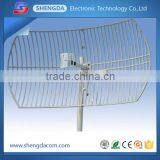 High performance 5.8Ghz 30dBi Aluminum alloy Grid Parabolic Wifi and Wimax and WLAN Antenna