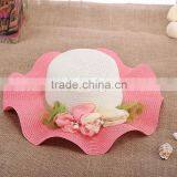 Promotion Ladies Flower Sombrero Hat,Straw Hat Beach Hat For Women thumbnail-5