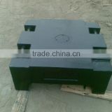 OIML Cast Iron 1000KG Test Weight For Crane iron weight units