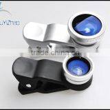 3in1 Wide Angle+Macro+Fish Eye Camera Lens for Mobile Cell Phone thumbnail-2