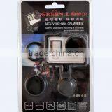 MC UV+CPL+ND8+Go Pro Frame+lens Cap Filter Kit for Hero3 3+ 4 Camera thumbnail-2
