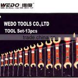 Non-sparking; High Quality Anti Spark; China Manufacturer; OEM Service; Die Forging Double Open End Wrench/ Spanner Set