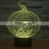 Pumpkin Shape Decorate in Hallowmas Novelty 3D Led Night Light Lamp Kids Baby Bedroom thumbnail-4