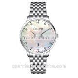Top Quality Wrist Business Stainless Steel Metal Mens Watches thumbnail-4