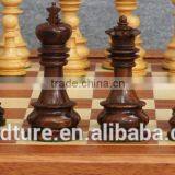Luxury Fine Skilled Wooden Chess Set With King Height 9.7cm thumbnail-2