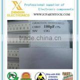 GEM2165C1H101JA01D C0805 100pF 5% 50V C0G