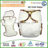 Happy Flute Onesize bamboo cotton fitted diaper natural AI2 hemp diaper fit babies from 5-15kgs baby clothes wholesale price                        
                                                Quality Choice