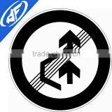 Reflective Adhesive Unfreeze Overtaking Road Sign