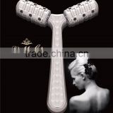 Original design platinum knee massage roller with 3D-fitting head