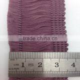 kaiyuan manufacturer lace fringe brush trimming/tassel soft fringes for clothes