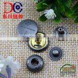 Metal Anti Silver Color Button Four Part Press Button for Jacket and Coat thumbnail-2