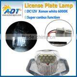 Error Free Xenon White 6000K Number LED Plate Light for Jazz for Odysse for Insight 5D