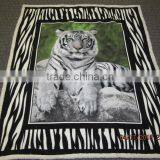 Sherpa Throw Blanket Knit and Printed Raschel Throw Rev Sherpa thumbnail-6