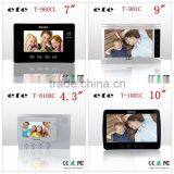 ID Card Unlock Color Video Door Phone 9 Inch LCD 4 to 4 Intercom System Video Door Bell Ring Doorbell Video Quality Choice thumbnail-5