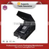 Luxury High Black Lacquer Wooden Perfume Box Design