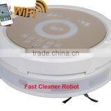 Smartphone WIFI APP Control Robot Vacuum Cleaner Wet QQ6KDM Updated With Air Purifier,3350MAH Lithium Battery thumbnail-3