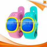 Wholesale gps tracker kids cell phone watch, China pedometer RFID watch phone for children