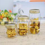 High Borosilicate Wide Mouth Glass Jar With Glass Lid
