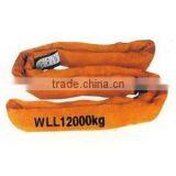 100% Polyester Orange Round Sling Lifting Belt