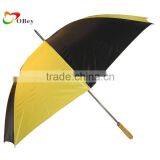 29 Inch Deluxe Golf Umbrella Yellow/Black thumbnail-1