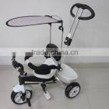 2015 White Colros Baby Tricycle Wtih 3 Point Safety Belt, Pass En71cert With Good Quality Keep Your Baby Safe and Comfirtable thumbnail-1