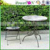 Discounted Unique New Wooden Vintage Outdoor Table Metal Chair thumbnail-1