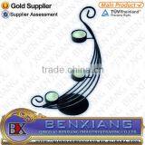 Home Decorative Candle Holder Metal Wrought Iron Hanging Wall Candle Holder for Wedding