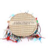 Hot Sale Woven Multicolored Tassle Boho Handbags Women's Gypsy Shoulder Bag Wholesale thumbnail-4