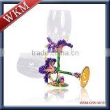 Iris Flower Hot Sale Classic Artwork Champagne Glass Quality Choice thumbnail-4