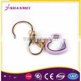 Low Price Frame Alloy Wholesale Heart Shaped Colorful Key Chain thumbnail-5
