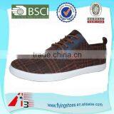 factory OEM canvas cheap men shoes