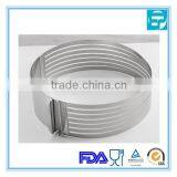 Stainless Steel Adjustable Cake Layer Cutter Slicer Slicing Bakeware Cake Decor Kit