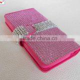 Diamante Bling Wallet Leather Android Phone Case for LG K4 K7 K10 g2 g3 g4 g5 Accessories thumbnail-3
