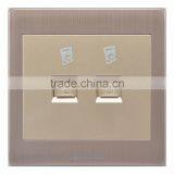 Two Gang PC Socket Pressure- Line Type