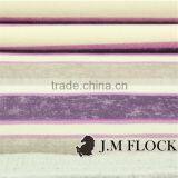 100% Polyester Stripe Pattern Print Flock Velvet Fabric Print Fabric for Sofa thumbnail-1