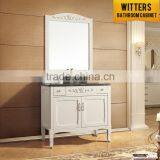 China Manufacturer European Style White Bathroom Cabinet