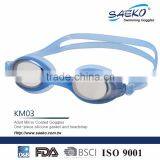 KM03 - Hot Sale Quality Silicone Gasket Mirrored Lens Adult Swimming Goggles