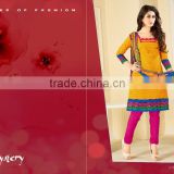 wholesale designer printed cotton salwar kameez with palazzo pants