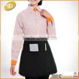 65 Polyester 35 Cotton Waist Black Apron thumbnail-1