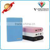 Wallet Portable Power Bank 10400mah With Dual Usb Output