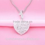 925 sun silver necklace arabic jewelry valentine gift heart shape