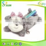 Factory Direct Sale Lovely Hot Selling Animal Shape Plush Pencil Case thumbnail-6