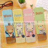 Factory Wholesale Metal Pencil Case Rectangular Cartoon Metal Tin Case thumbnail-3